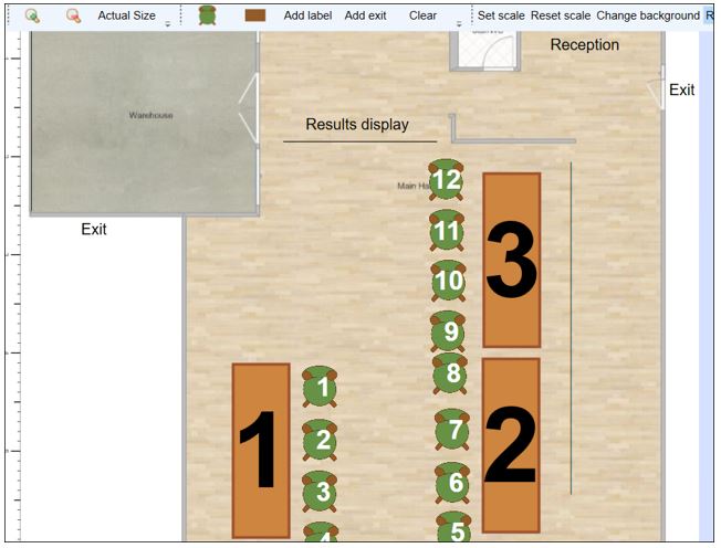 Plan the count layout – Democracy Counts Help Centre